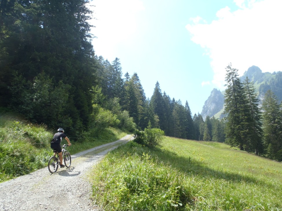 Mountainbiketour Amden Kanton St. Gallen Schweiz
