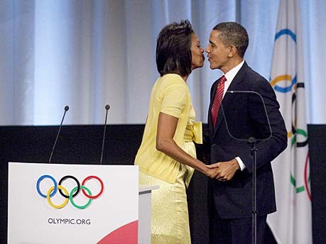 Barack Obama US-Präsident Olympia Chicago, dpa