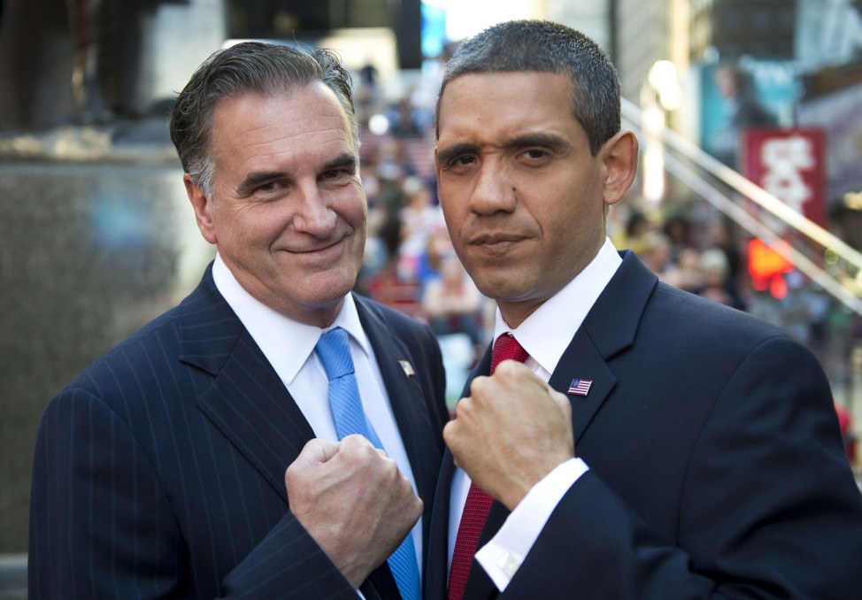 Obama, Romney impersonators keep busy schedule