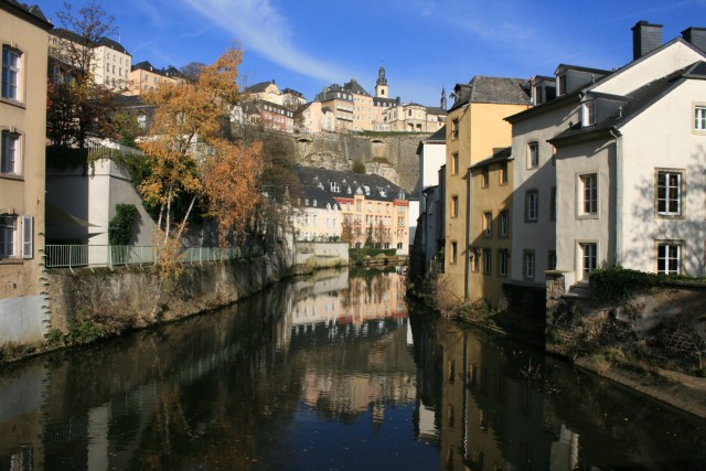 Luxemburg Alzette Altstadt