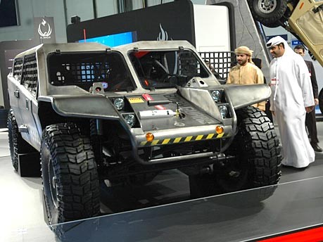Dubai Motor Show Alanqa Panzerwagen