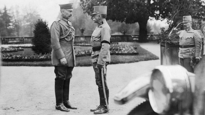 Kaiser Wilhelm II. mit Franz Conrad von Hötzendorff, 1915 Erster Weltkrieg
