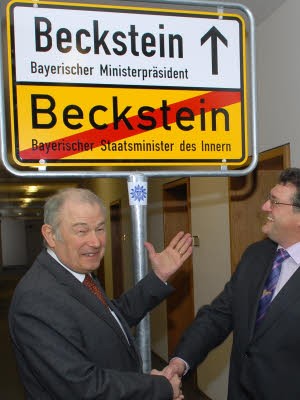 Günther Beckstein, CSU, Oktober 2008, dpa