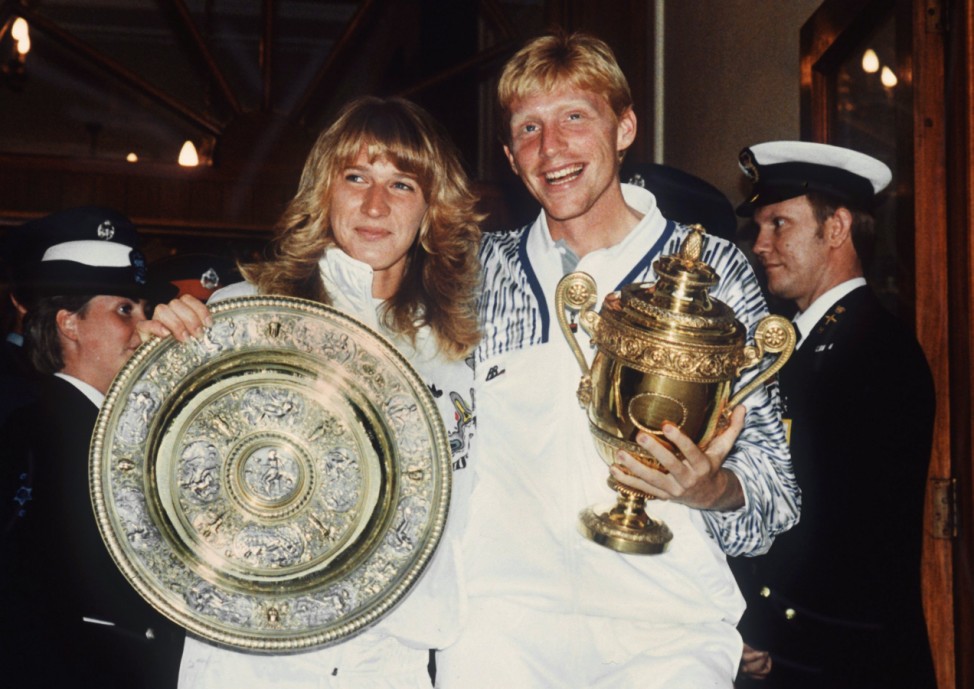 60 Jahre Bundesrepublik - Wimbledon-Sieger Graf und Becker