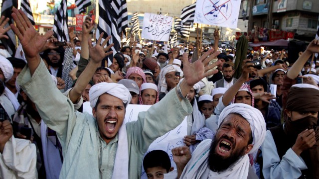 Proteste gegen Mohammed-Film: Die Demonstrationen gegen das sogenannte Mohammed Video gehen weiter, im pakistanischen Quetta kommt es schon vor den traditionellen Freitagsgebeten zu heftigen Protesten.