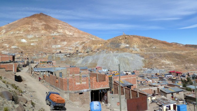 Südamerika Bolivien Potosi Bolivien Cerro Rico Silbermine