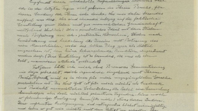 Der Brief Albert Einsteins an Eric Gutkind