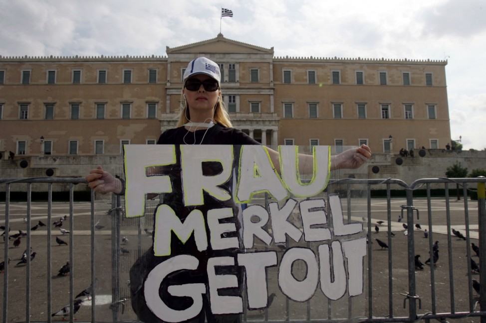 Security On High Alert As Angela Merkel Visits Athens