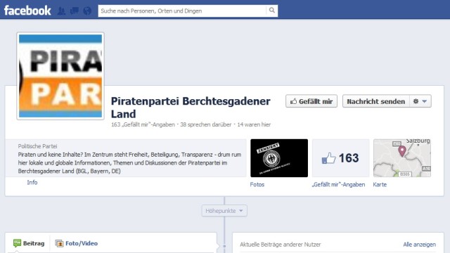 Screenshot Piratenpartei Berchtesgadener Land