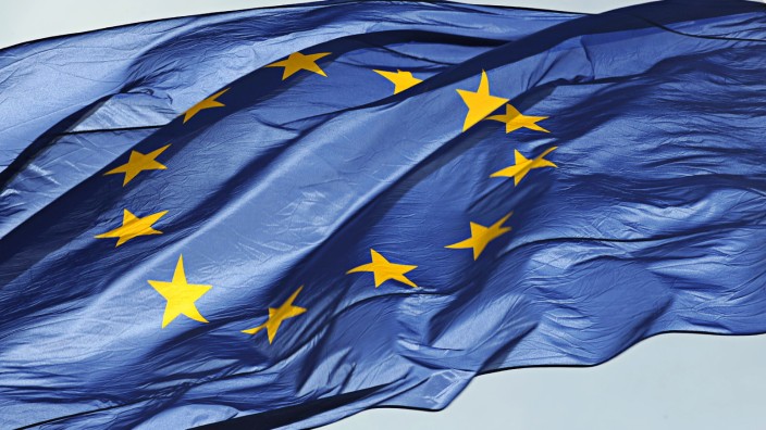 Spitzenkandidat für die Europawahl: Die europäische Flagge.