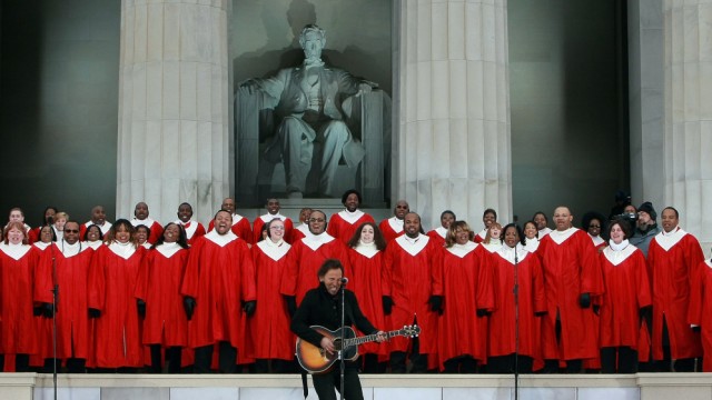 We Are One: The Obama Inaugural Celebration At The Lincoln Memorial