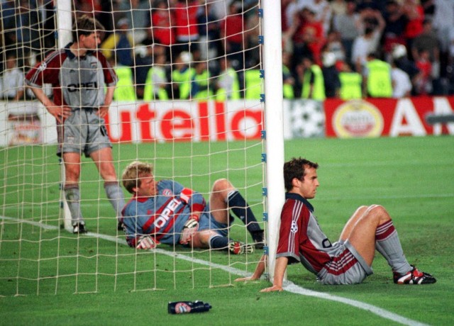 Finale der Champions League Manchester United gegen Bayern München, 1999