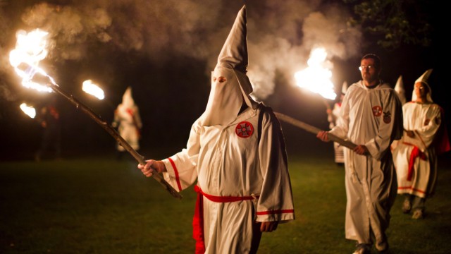 Klu-Klux-Klan-Mitglieder in Virginia