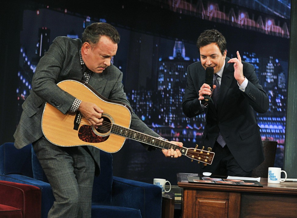 Tom Hanks Visits 'Late Night With Jimmy Fallon'