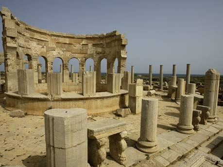 Afrika Nordafrika Libyen Leptis Magna Antike, AFP