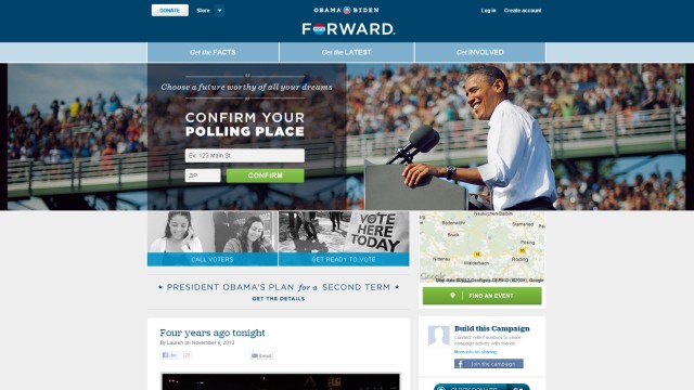 Online-Wahlkampf: Auf seiner Webseite sammelt Barack Obama Spenden - und Nutzerdaten.