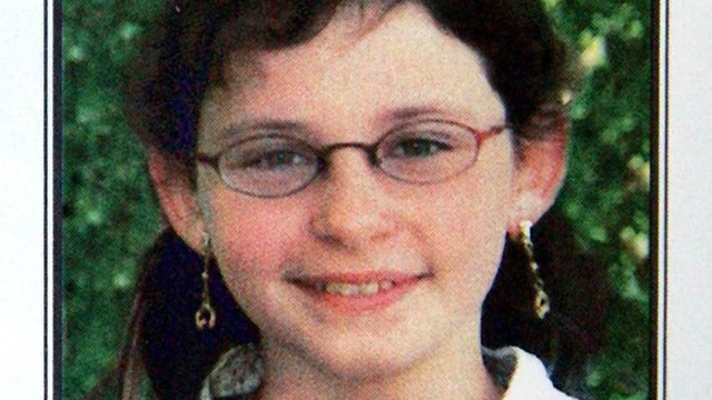 Sterbebild der ermordeten zwölfjährigen Vanessa Gilg