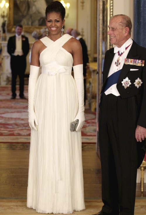 First Lady Michelle Obama und Prinz Philip