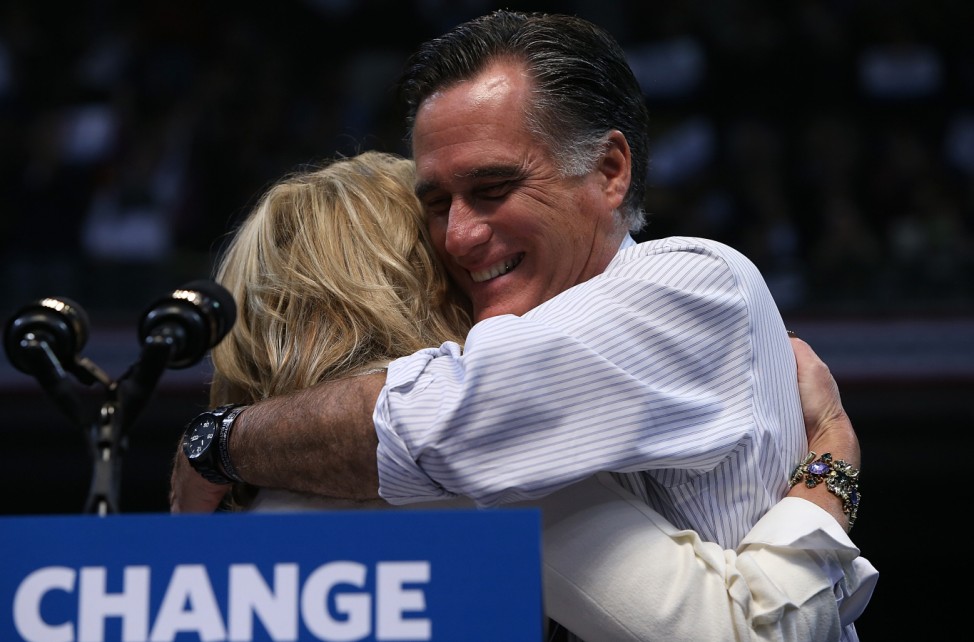 Romney Campaigns Throughout Swing States Ahead Of Presidential Election