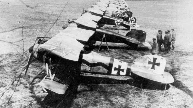 Flugzeuge des Jagdgeschwaders Richthofen im 1. Weltkrieg