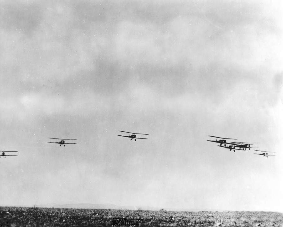 Amerikanische Flugzeuge an der Westfront im Ersten Weltkrieg, 1918