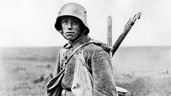 Deutscher Soldat eines Sturmtrupps 1918