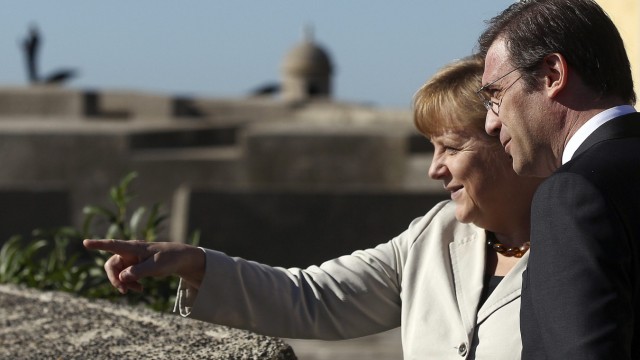 Angela Merkel visit to Portugal