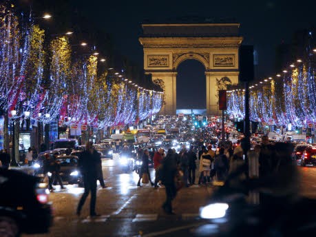 Champs-Élysées in Paris; afp