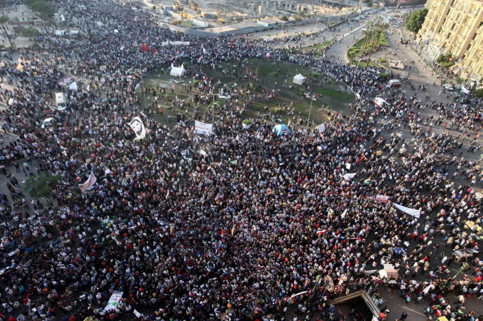 Opposition rally over Morsi decrees in tahrir