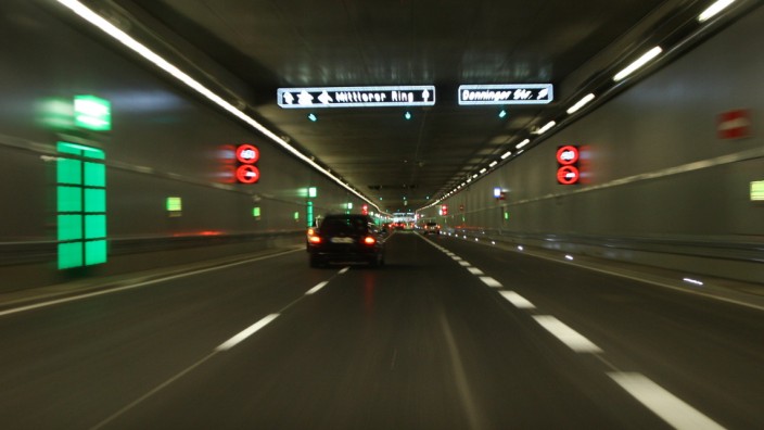 Freigabe des Richard-Strauss-Tunnels in München, 2009