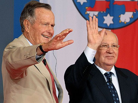 Gorbatschow George W. Bush Atomabruestung Start, dpa