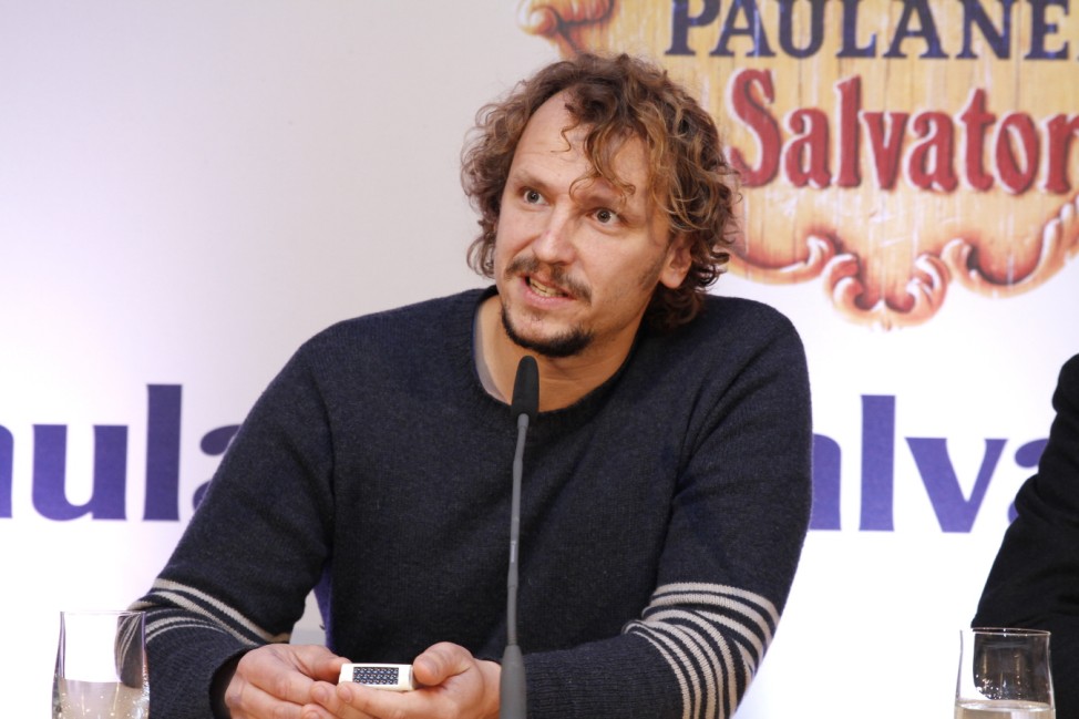 Marcus H. Rosenmüller bei Pressekonferenz zur Salvatorprobe, 2012