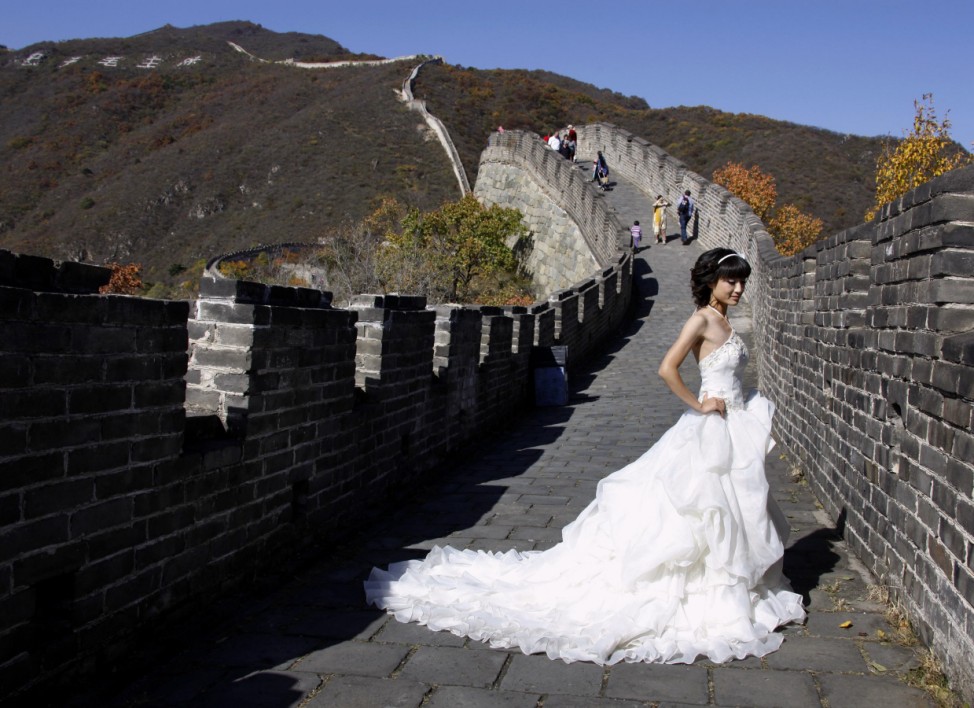 Chinesische Mauer China Große Mauer Great Wall Unesco Weltkulturerbe Welterbe