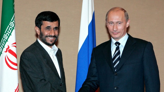 Gipfel der SCO-Staaten - Putin und Ahmadinedschad