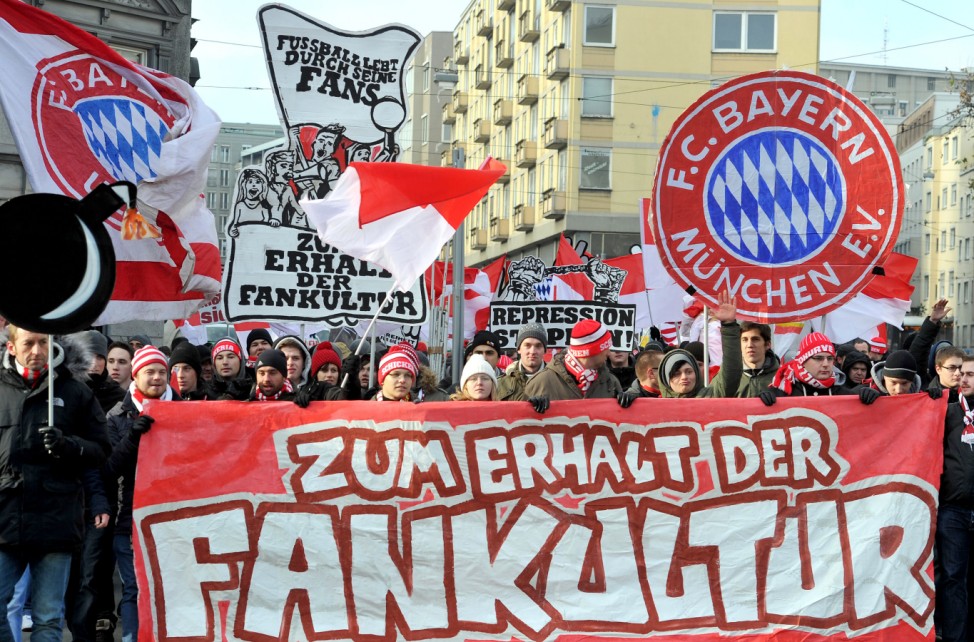 Fanprotest Augsburg