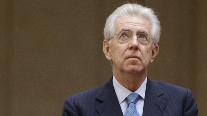 Mario Monti Rücktritt Italien