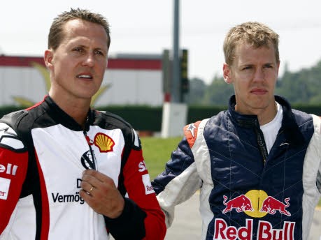 Sebastian Vettel Michael Schumacher