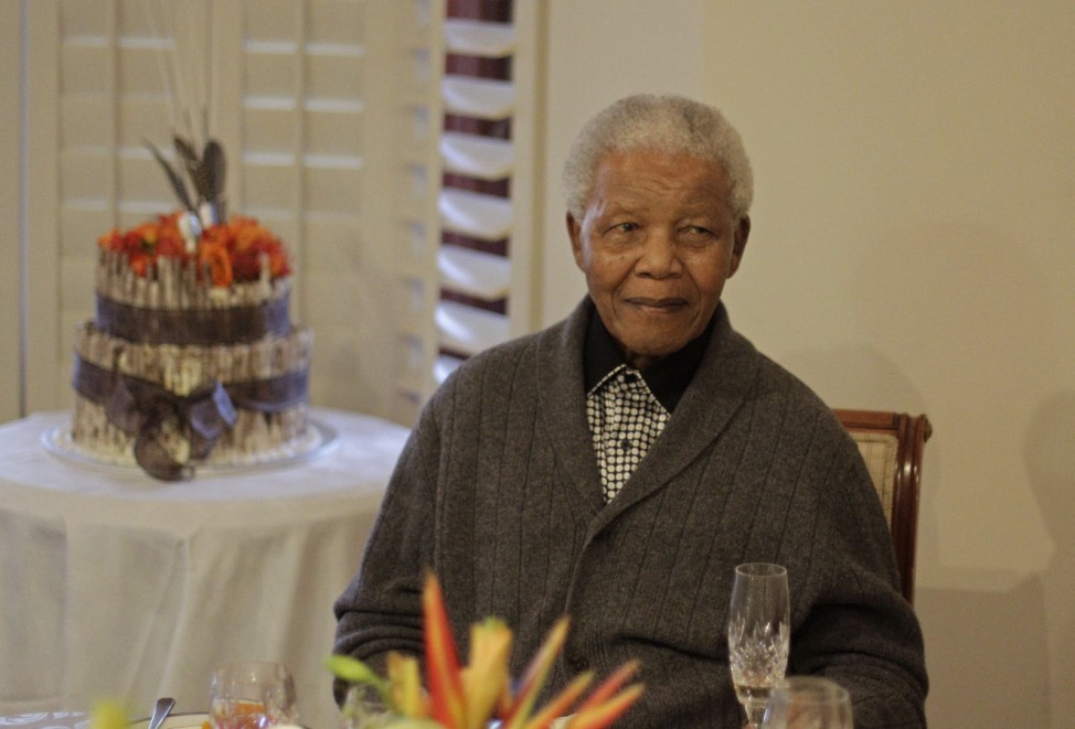 Nelson Mandela im Juli 2012 Südafrika