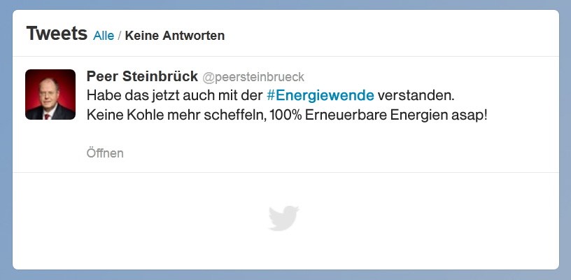 Steinbrück-Tweets