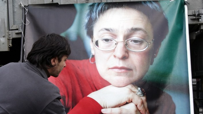 Russland erinnert an Politkowskaja-Mord