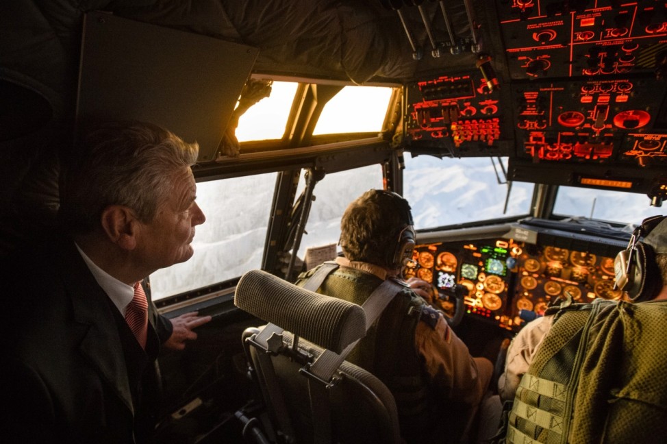 German President Joachim Gauck Visits Afghanistan
