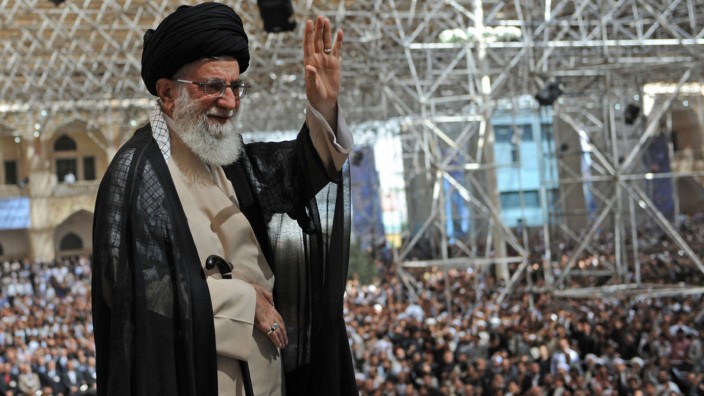 Internet-Zensur in Iran: Ayatollah Ali Khamenei, der oberste geistliche Führer des Iran