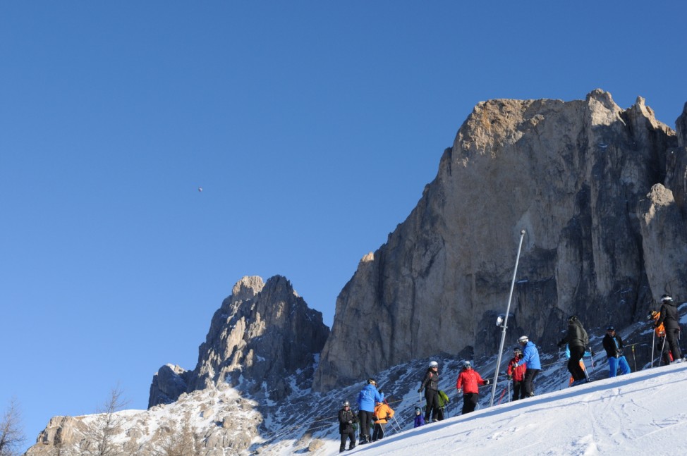 Dolomiten Italien Skisafari Skifahren Dolomiti Superski Dolomiten Carezza Italien