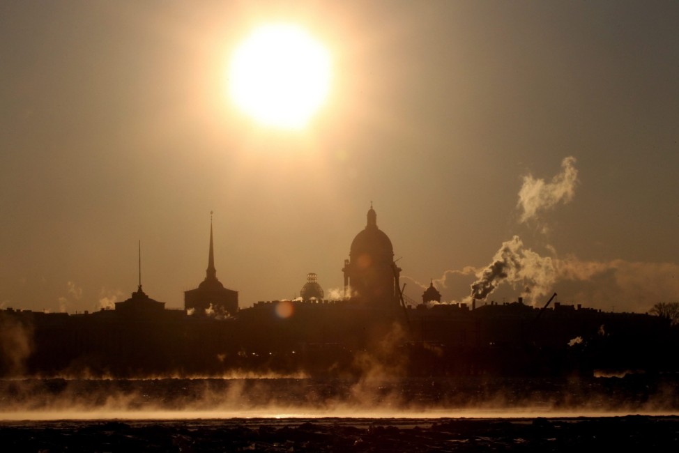 St. Isaac's Cathedral and Admiralty in St.Petersburg