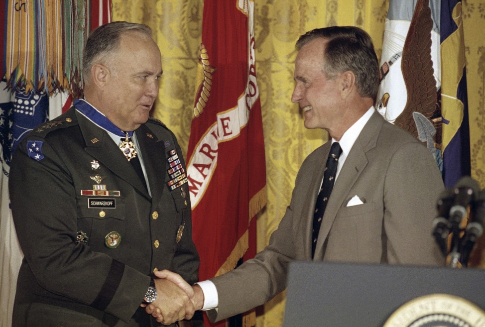 Norman Schwarzkopf, George H. Bush
