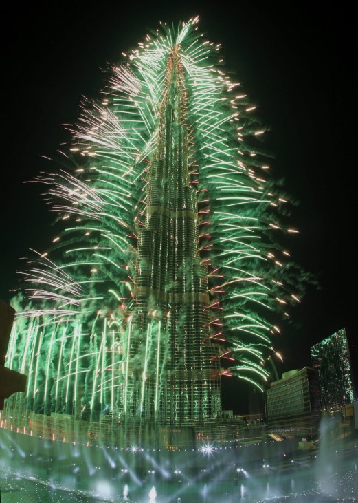 New year celebrations in Dubai 2013