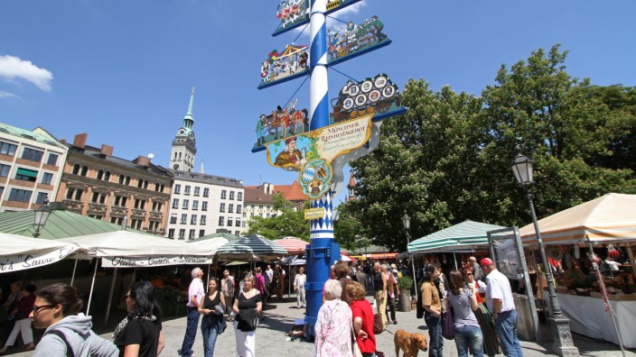 Viktualienmarkt in München, 2012