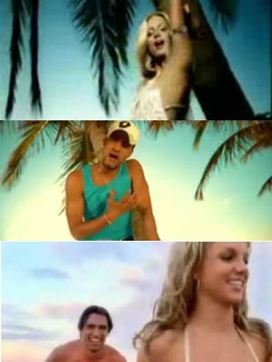 Paris Hilton, Mark Medlock, Britney Spears, Screenshot
