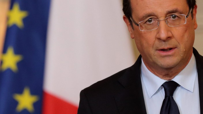 Frankreichs Präsident François Hollande; Militäreinsatz Mali