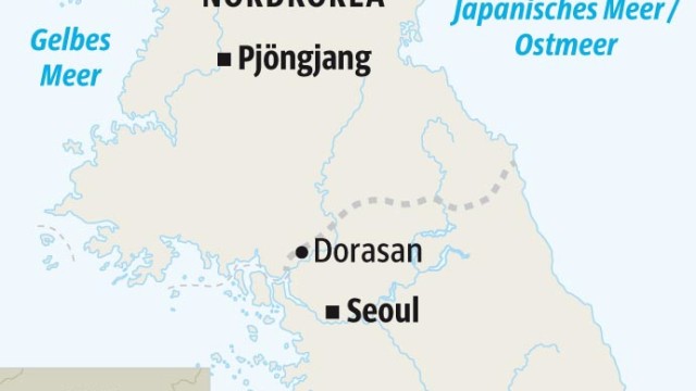 Karte Nordkorea